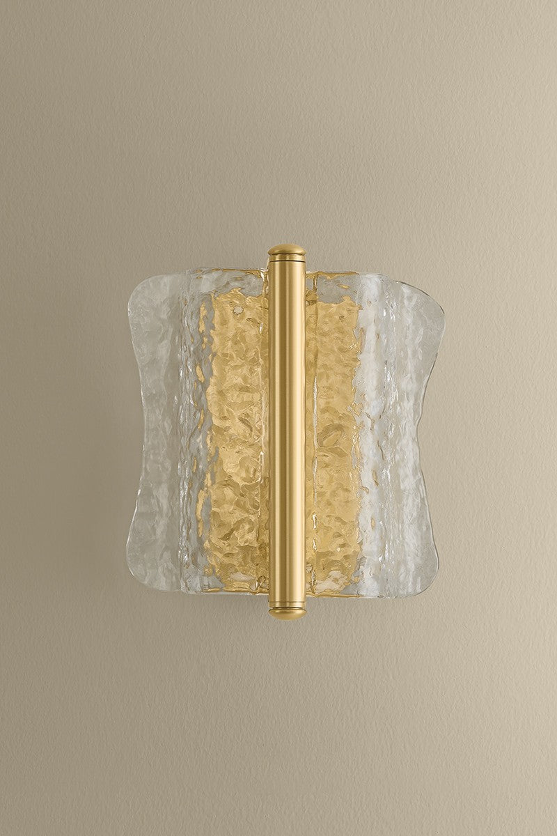 Hudson Valley - 1371-AGB - One Light Wall Sconce - Fosterdale - Aged Brass