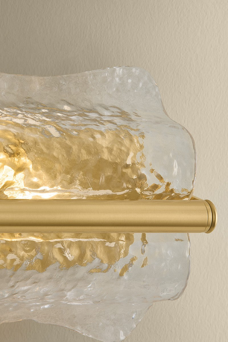 Hudson Valley - 1371-AGB - One Light Wall Sconce - Fosterdale - Aged Brass
