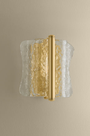 Hudson Valley - 1371-AGB - One Light Wall Sconce - Fosterdale - Aged Brass