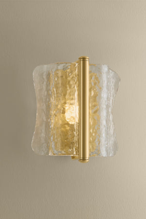 Hudson Valley - 1371-AGB - One Light Wall Sconce - Fosterdale - Aged Brass
