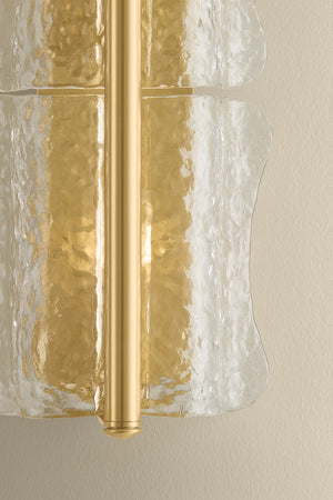 Hudson Valley - 1372-AGB - Two Light Wall Sconce - Fosterdale - Aged Brass