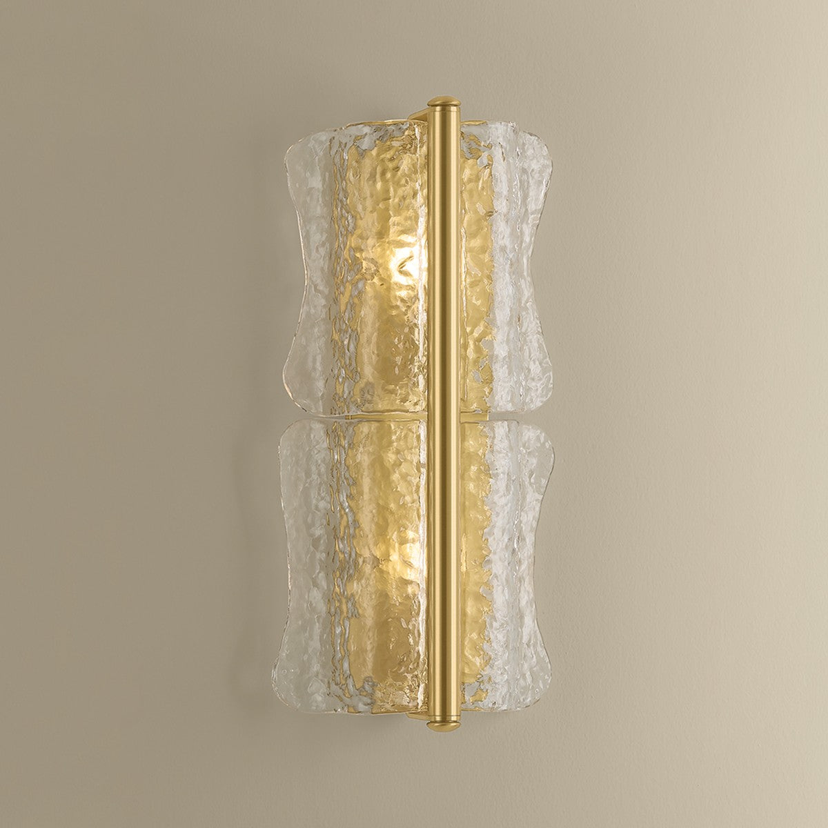 Hudson Valley - 1372-AGB - Two Light Wall Sconce - Fosterdale - Aged Brass