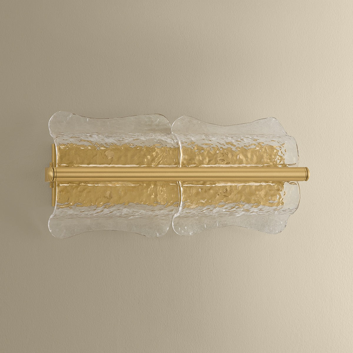 Hudson Valley - 1372-AGB - Two Light Wall Sconce - Fosterdale - Aged Brass