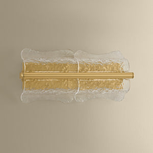 Hudson Valley - 1372-AGB - Two Light Wall Sconce - Fosterdale - Aged Brass
