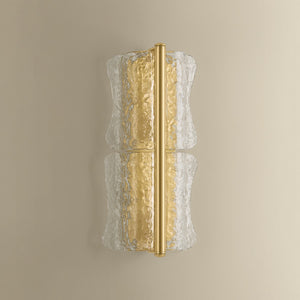 Hudson Valley - 1372-AGB - Two Light Wall Sconce - Fosterdale - Aged Brass