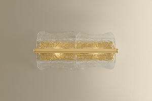 Hudson Valley - 1372-AGB - Two Light Wall Sconce - Fosterdale - Aged Brass