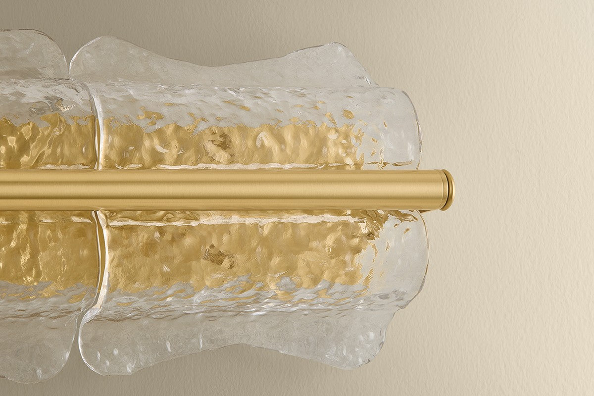 Hudson Valley - 1372-AGB - Two Light Wall Sconce - Fosterdale - Aged Brass