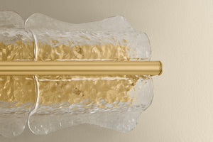 Hudson Valley - 1372-AGB - Two Light Wall Sconce - Fosterdale - Aged Brass
