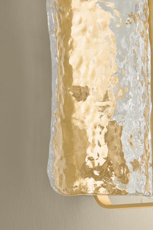Hudson Valley - 1372-AGB - Two Light Wall Sconce - Fosterdale - Aged Brass
