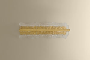 Hudson Valley - 1373-AGB - Three Light Wall Sconce - Fosterdale - Aged Brass