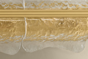 Hudson Valley - 1373-AGB - Three Light Wall Sconce - Fosterdale - Aged Brass
