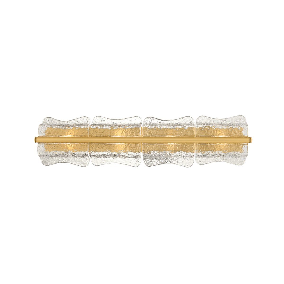 Hudson Valley - 1374-AGB - Four Light Wall Sconce - Fosterdale - Aged Brass