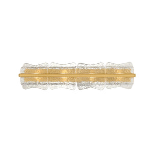 Hudson Valley - 1374-AGB - Four Light Wall Sconce - Fosterdale - Aged Brass