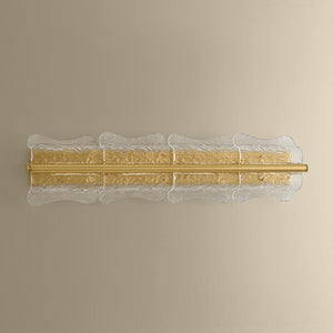 Hudson Valley - 1374-AGB - Four Light Wall Sconce - Fosterdale - Aged Brass