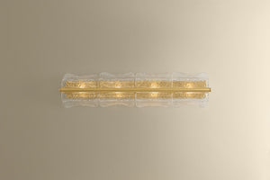Hudson Valley - 1374-AGB - Four Light Wall Sconce - Fosterdale - Aged Brass