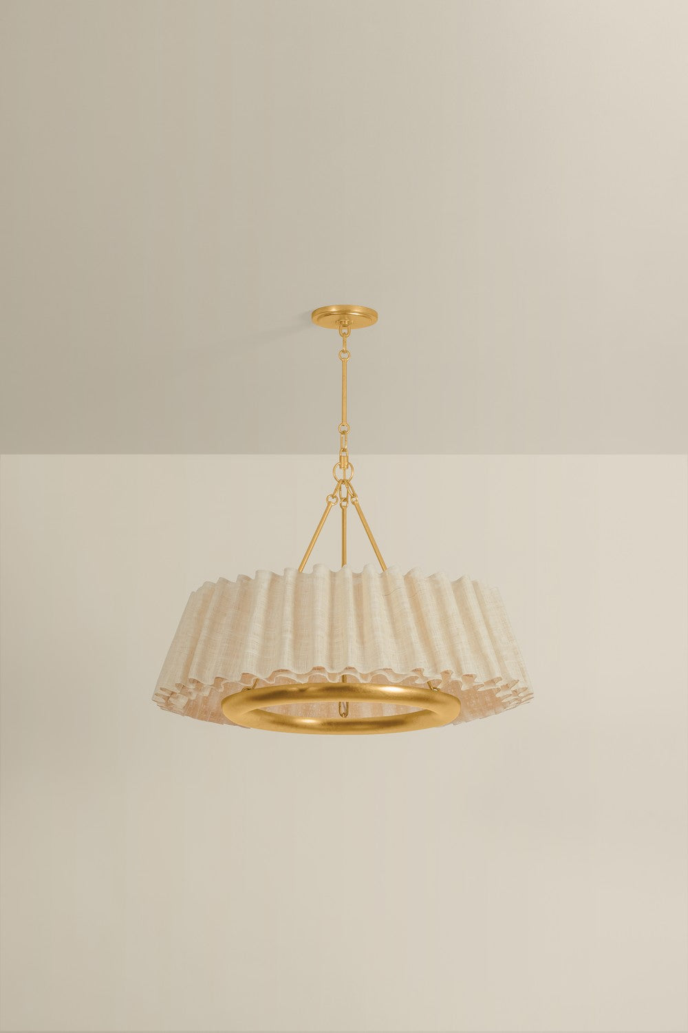 Hudson Valley - 1530-VGL - LED Chandelier - Beechford - Vintage Gold Leaf