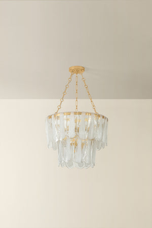 Hudson Valley - 1705-VGL - Five Light Chandelier - Tappan - Vintage Gold Leaf