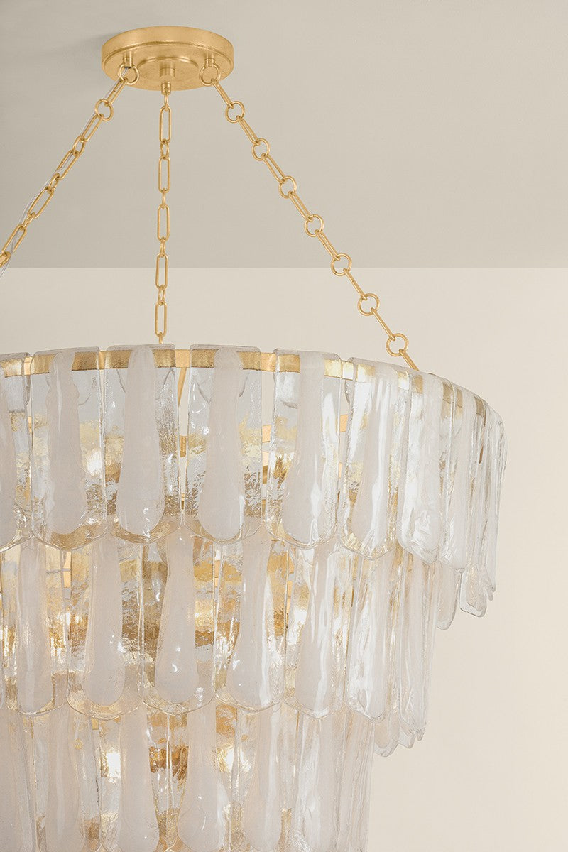 Hudson Valley - 1720-VGL - 21 Light Chandelier - Tappan - Vintage Gold Leaf