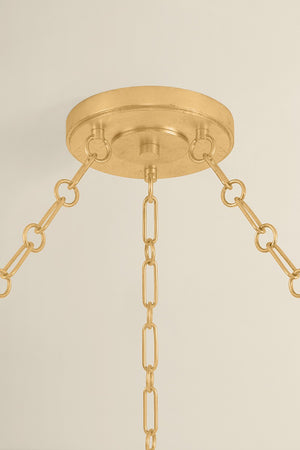 Hudson Valley - 1720-VGL - 21 Light Chandelier - Tappan - Vintage Gold Leaf