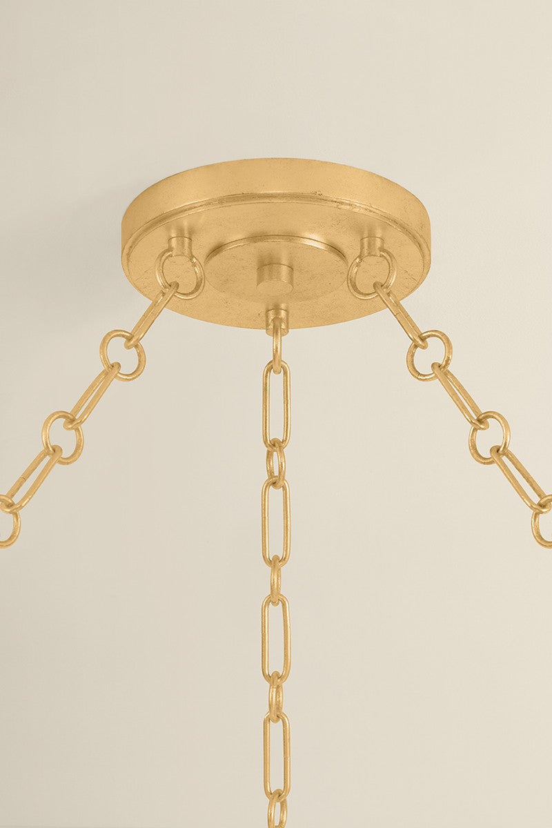Hudson Valley - 1720-VGL - 21 Light Chandelier - Tappan - Vintage Gold Leaf