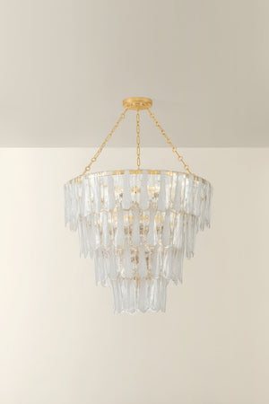 Hudson Valley - 1720-VGL - 21 Light Chandelier - Tappan - Vintage Gold Leaf