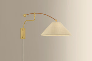 Hudson Valley - 2351-AGB - One Light Wall Sconce - Sylva - Aged Brass