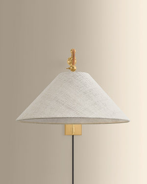 Hudson Valley - 2351-AGB - One Light Wall Sconce - Sylva - Aged Brass