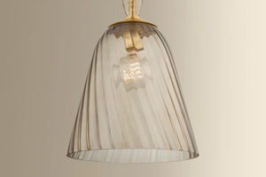 Hudson Valley - 2413-AGB - One Light Pendant - Bleecker - Aged Brass
