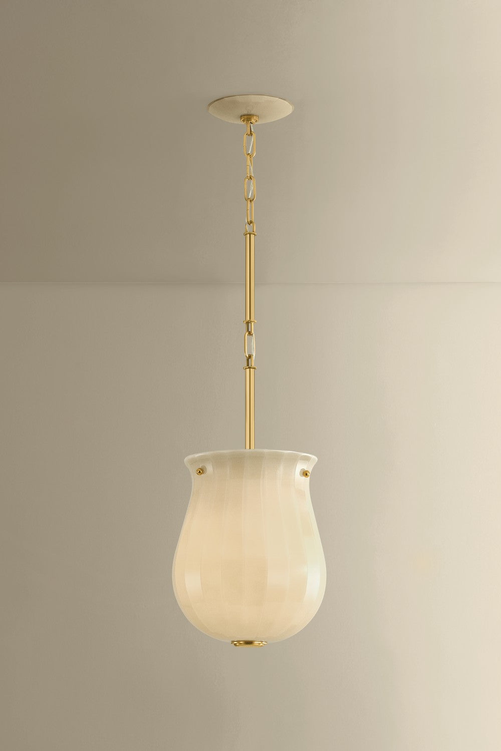Hudson Valley - 3109-AGB - One Light Pendant - Nevins - Aged Brass