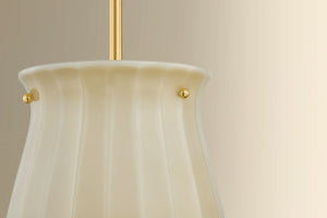 Hudson Valley - 3109-AGB - One Light Pendant - Nevins - Aged Brass
