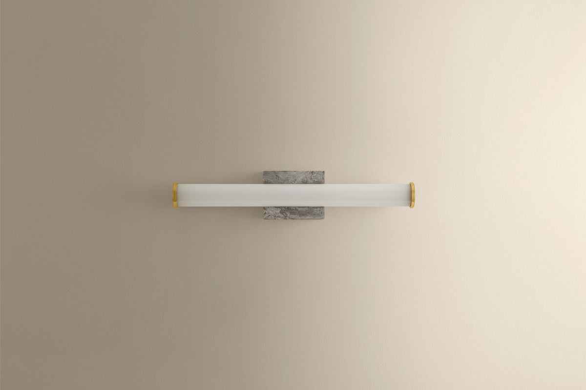 Hudson Valley - 3431-AGB - LED Wall Sconce - Stony Point - Aged Brass