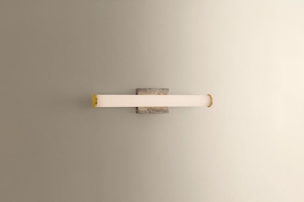 Hudson Valley - 3431-AGB - LED Wall Sconce - Stony Point - Aged Brass