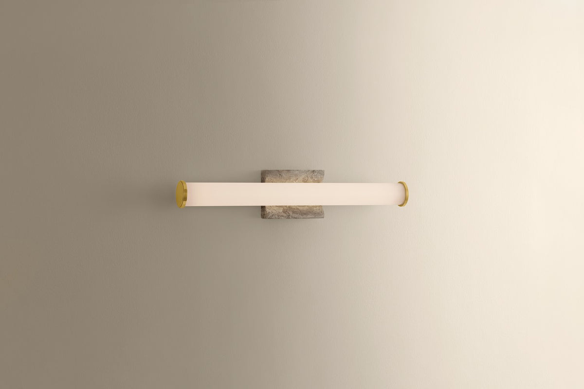 Hudson Valley - 3431-AGB - LED Wall Sconce - Stony Point - Aged Brass