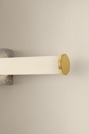 Hudson Valley - 3431-AGB - LED Wall Sconce - Stony Point - Aged Brass