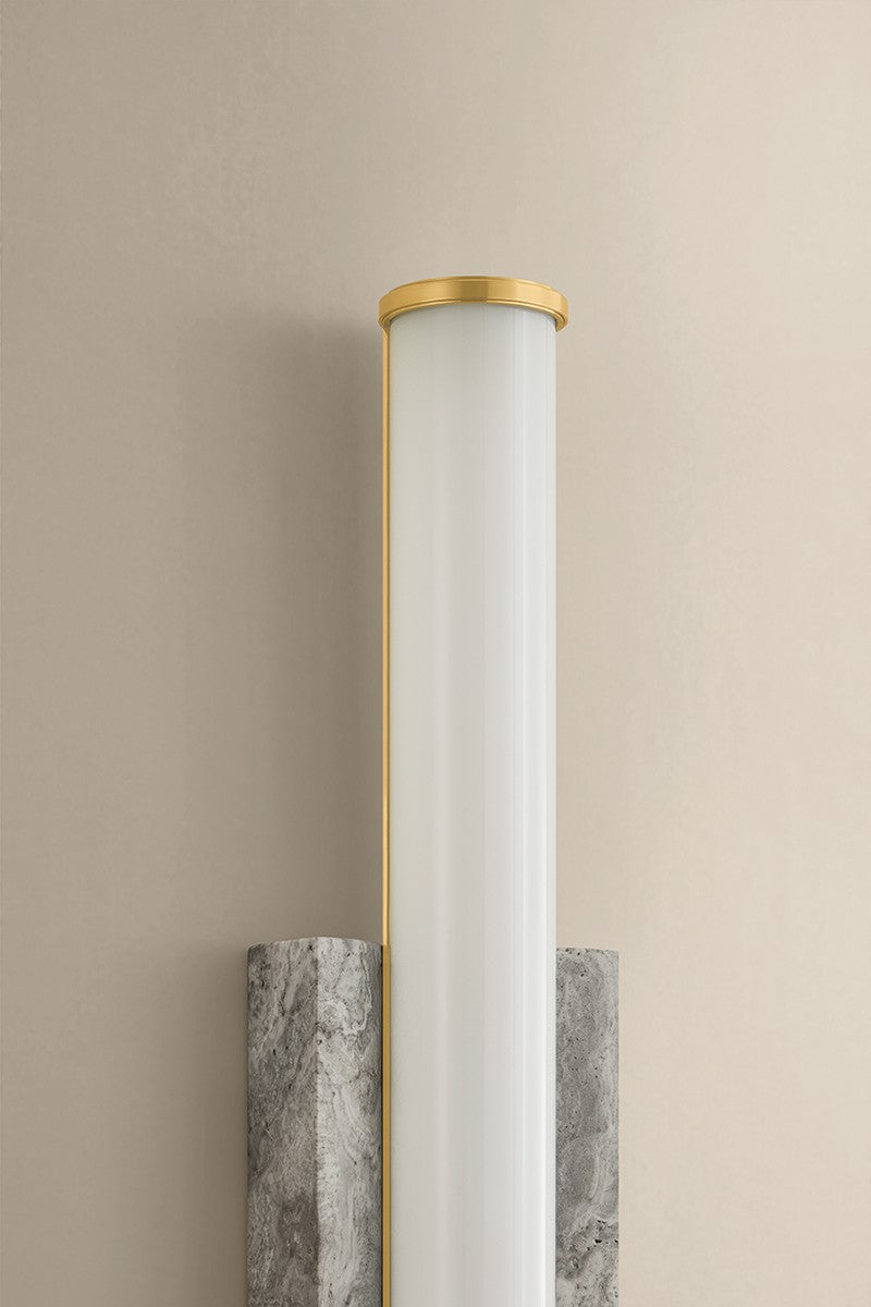 Hudson Valley - 3431-AGB - LED Wall Sconce - Stony Point - Aged Brass
