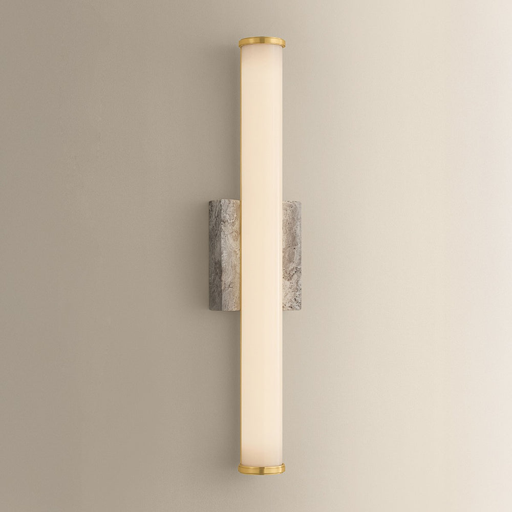 Hudson Valley - 3431-AGB - LED Wall Sconce - Stony Point - Aged Brass