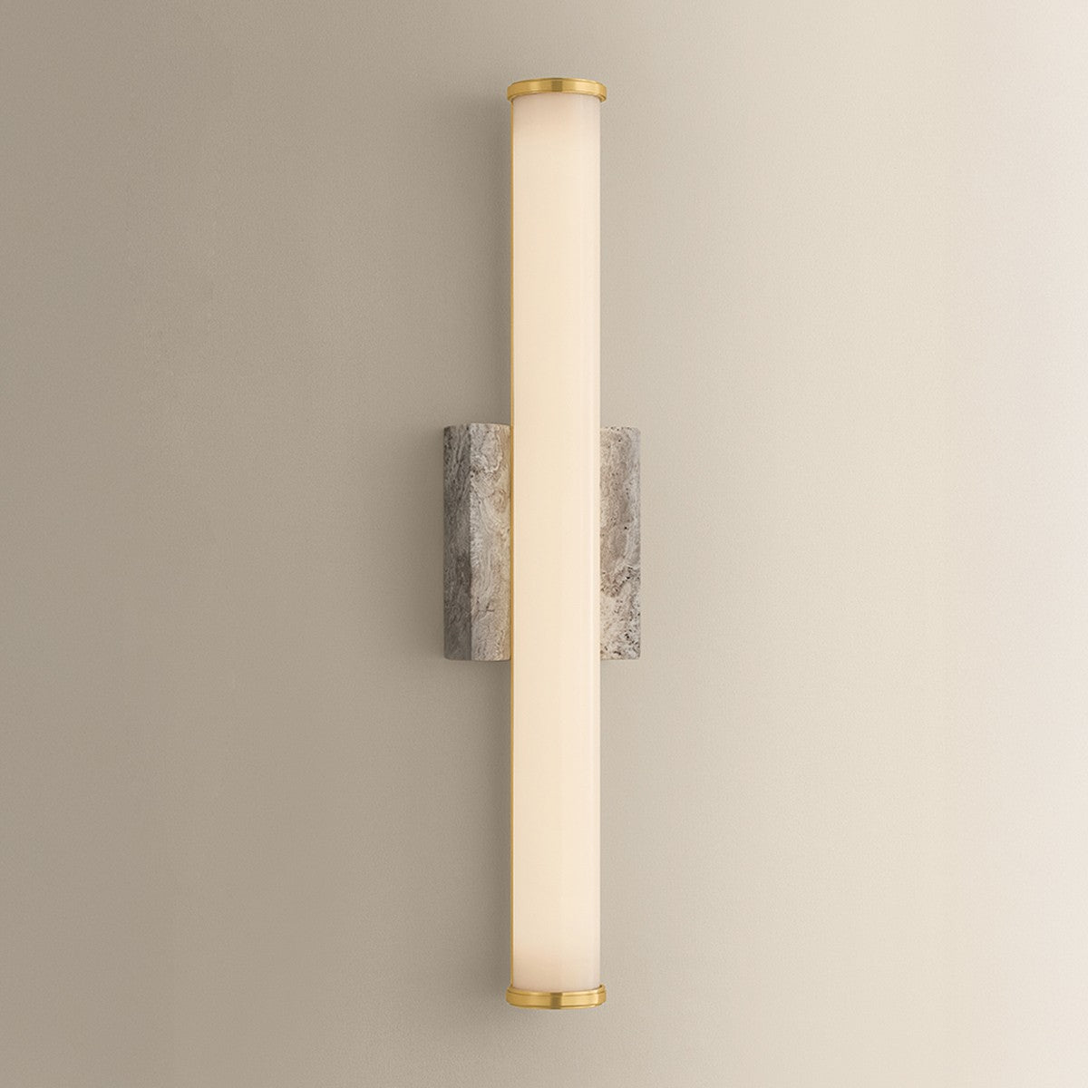 Hudson Valley - 3431-AGB - LED Wall Sconce - Stony Point - Aged Brass