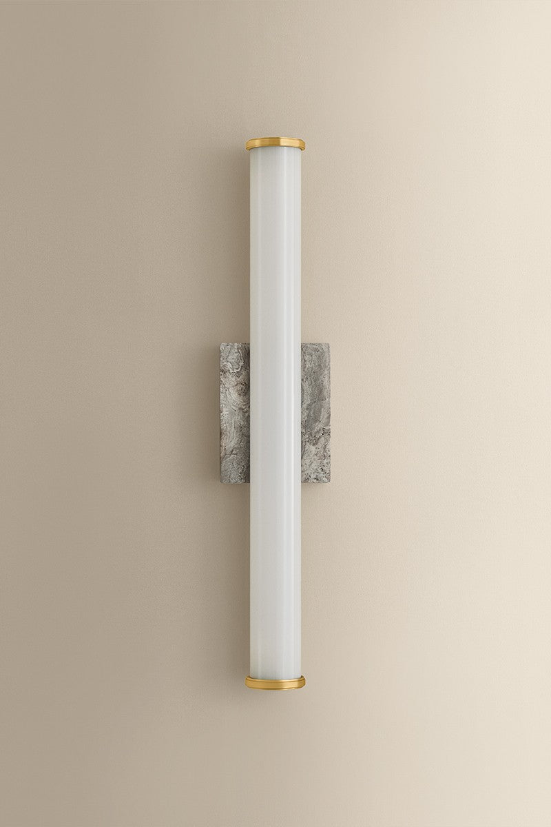 Hudson Valley - 3431-AGB - LED Wall Sconce - Stony Point - Aged Brass
