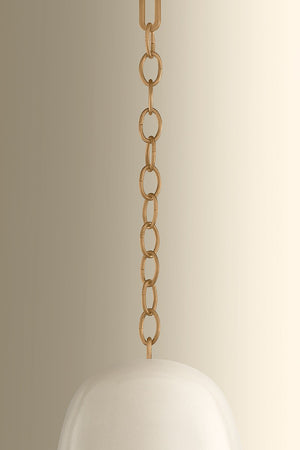 Hudson Valley - 3609-PBR/CIC - One Light Pendant - Omi - Patina Brass