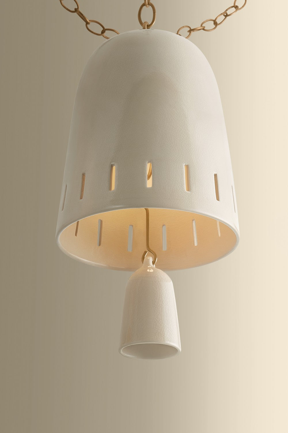 Hudson Valley - 3635-PBR/CIC - Three Light Chandelier - Omi - Patina Brass