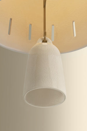 Hudson Valley - 3650-PBR/CIC - Five Light Chandelier - Omi - Patina Brass