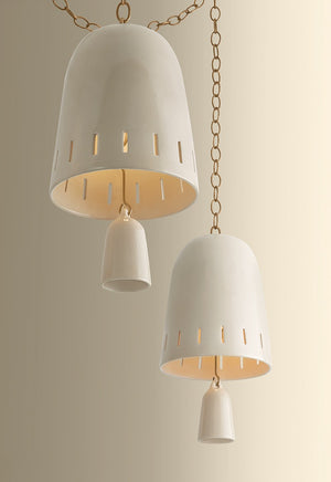 Hudson Valley - 3650-PBR/CIC - Five Light Chandelier - Omi - Patina Brass
