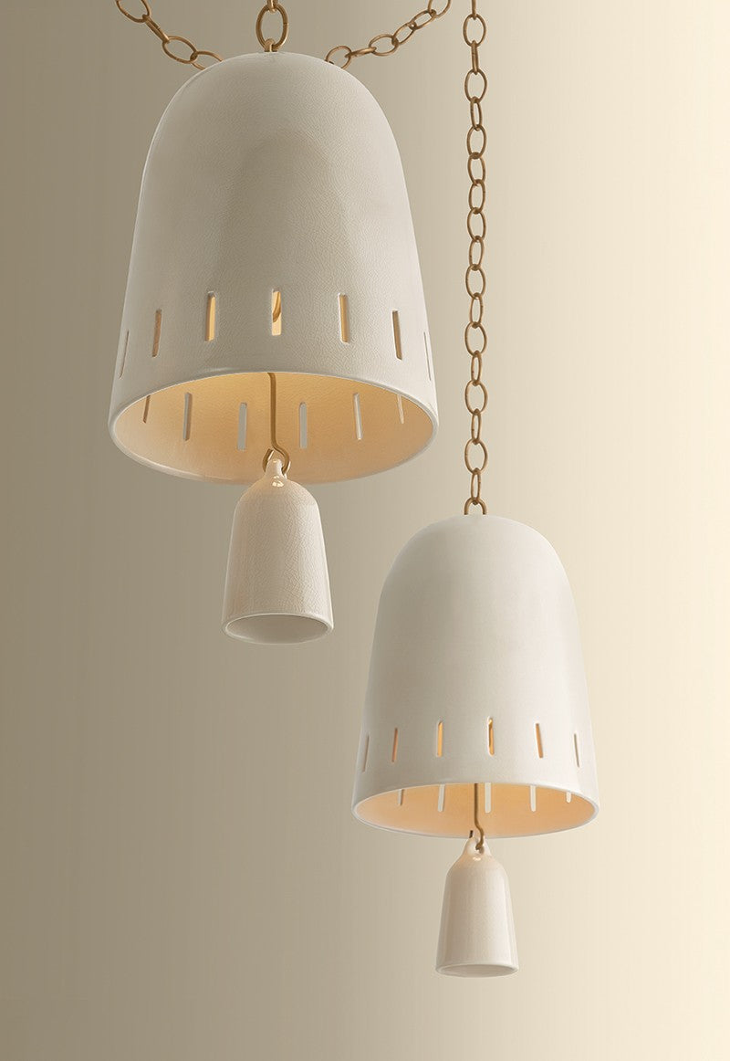 Hudson Valley - 3650-PBR/CIC - Five Light Chandelier - Omi - Patina Brass