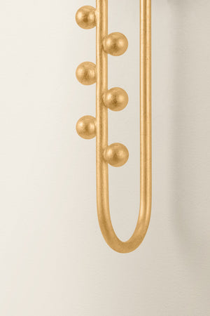Hudson Valley - 3851-VGL - One Light Wall Sconce - Pine Hills - Vintage Gold Leaf
