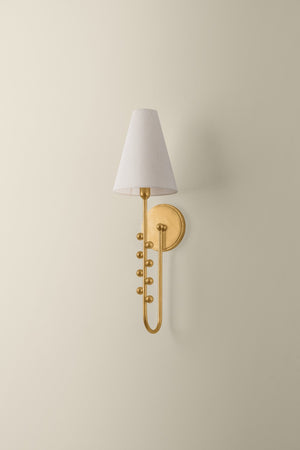 Hudson Valley - 3851-VGL - One Light Wall Sconce - Pine Hills - Vintage Gold Leaf