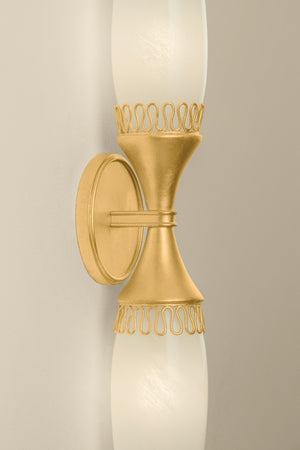 Hudson Valley - 3942-VGL - Two Light Wall Sconce - Pennebrook - Vintage Gold Leaf