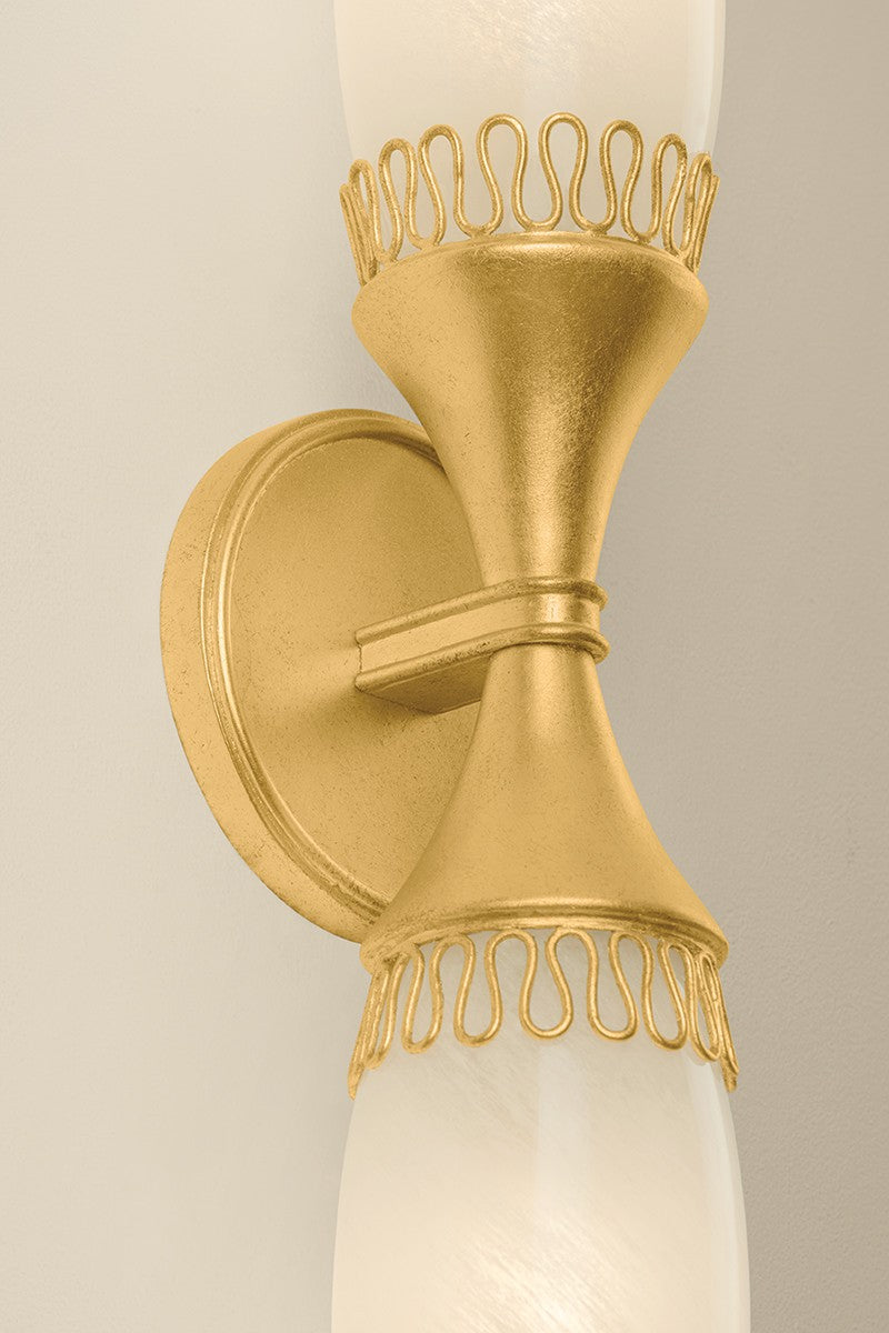 Hudson Valley - 3942-VGL - Two Light Wall Sconce - Pennebrook - Vintage Gold Leaf