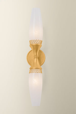 Hudson Valley - 3942-VGL - Two Light Wall Sconce - Pennebrook - Vintage Gold Leaf