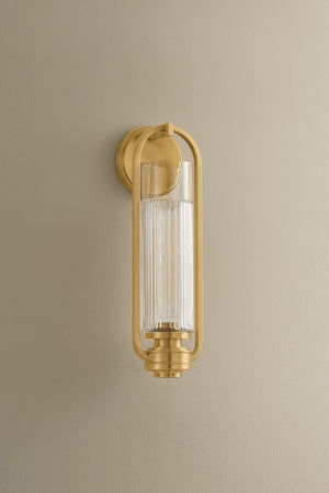 Hudson Valley - 4161-AGB - One Light Wall Sconce - Binnewater - Aged Brass