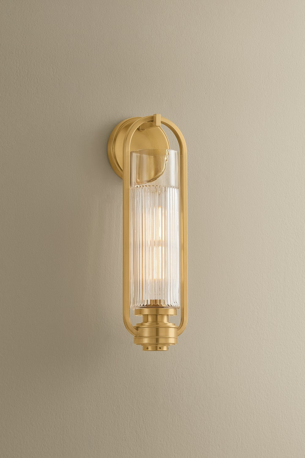 Hudson Valley - 4161-AGB - One Light Wall Sconce - Binnewater - Aged Brass